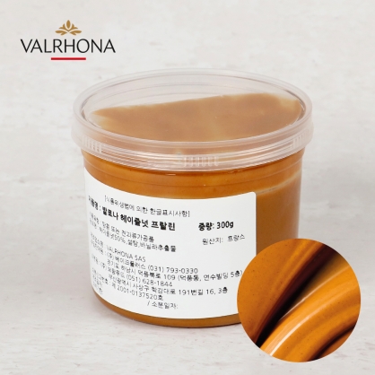 (소분) 발로나 헤이즐넛 프랄린 300g (헤이즐넛 60%) 헤즐넛프라린