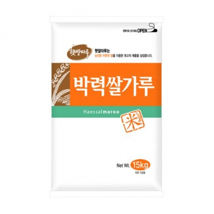 햇쌀마루 박력쌀가루 국산 15kg