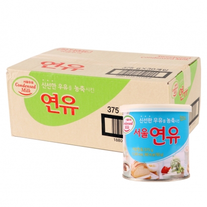 (1박스) 서울연유 375g×30개(캔) 팥빙수 재료