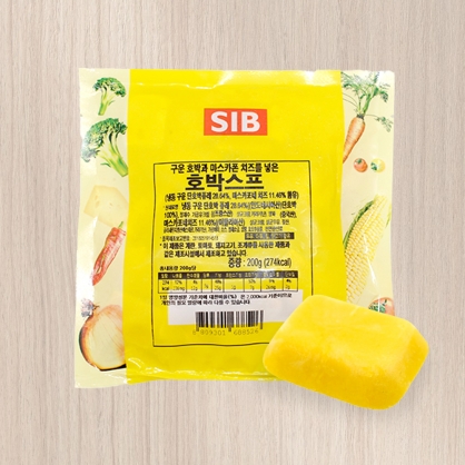 선인 호박 스프 200g 냉동 포션 수프