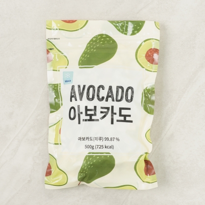 아보카도 다이스 500g 냉동 IQF 페루산 과카몰리