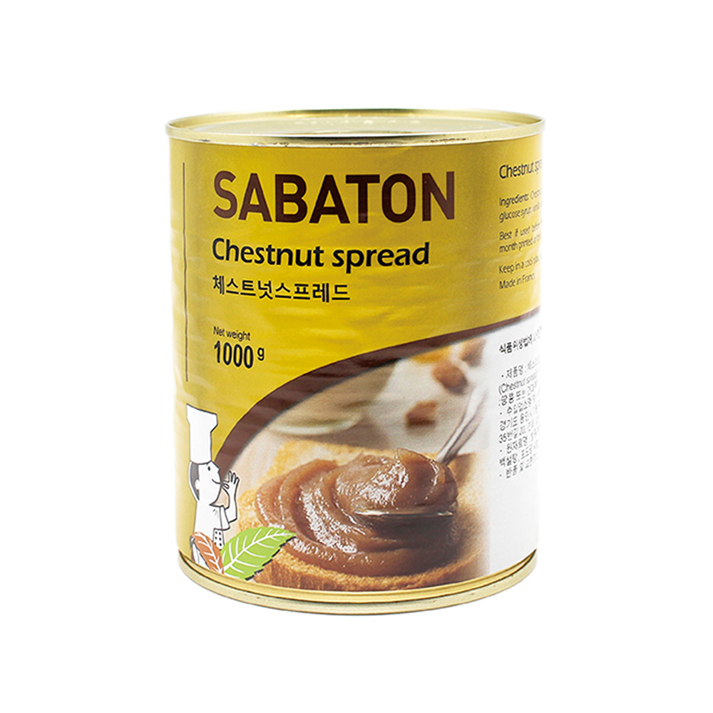 사바톤 체스트넛 스프레드 밤 44% 1kg 프랑스산 밤잼 밤스프레드 마롱