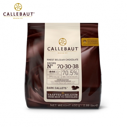 칼리바우트 다크 초콜릿 커버춰 70-30-38 (70.5%) 400g 칼레