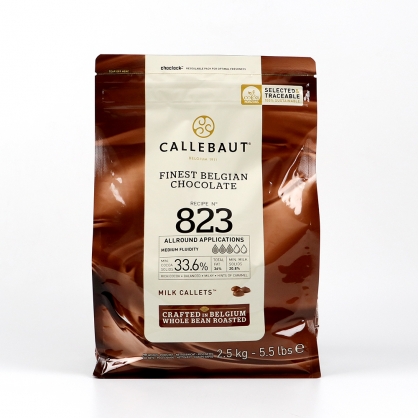 칼리바우트 밀크 초콜릿 823 33.6% 2.5kg 벨기에 칼레 커버춰
