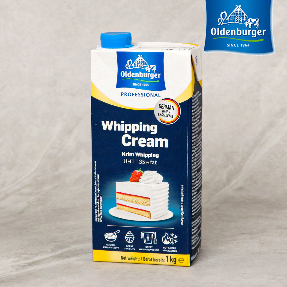 올덴버거 휘핑크림 1L 독일 동물성 생크림