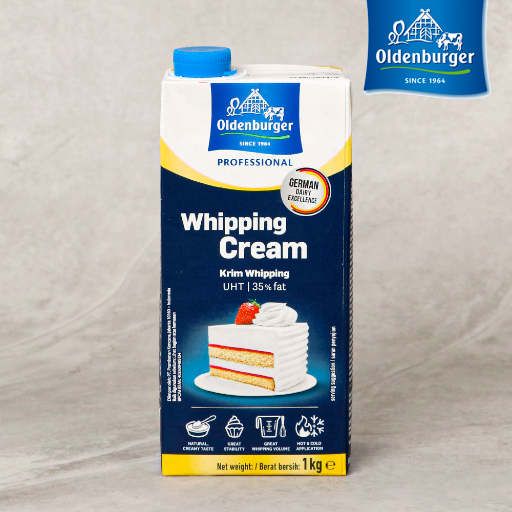 올덴버거 휘핑크림 1L 독일 동물성 생크림