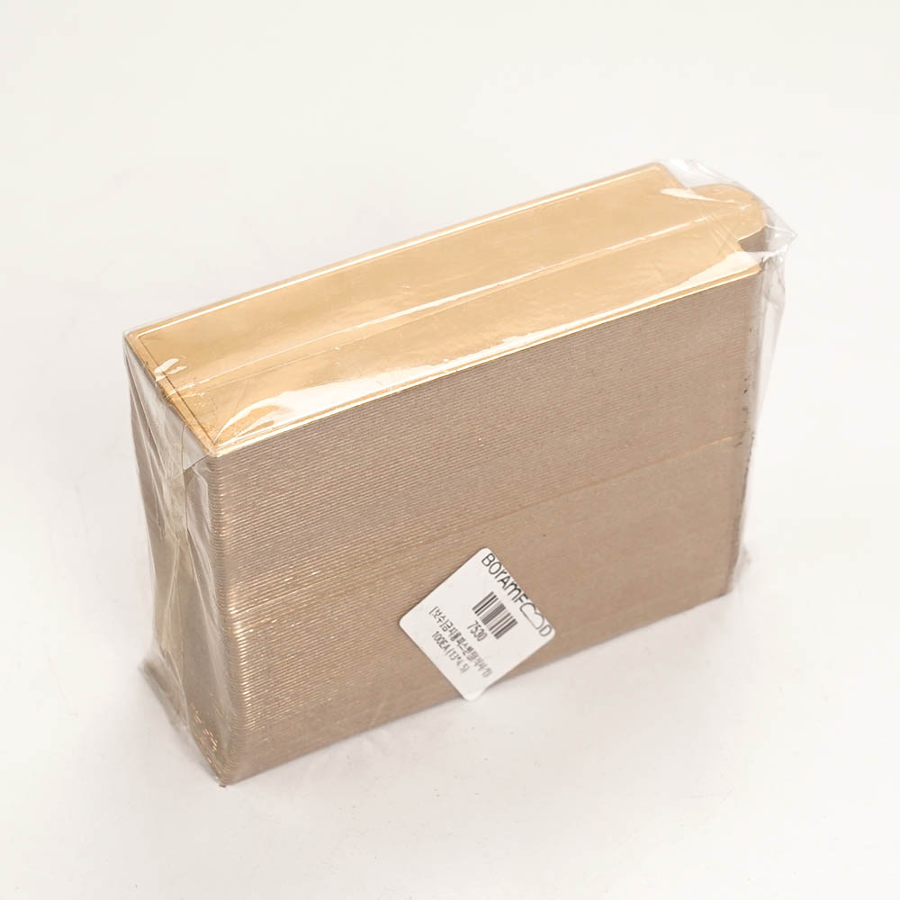 금지 롱 피스 종이 받침 직사각 13x4.5cm 100개