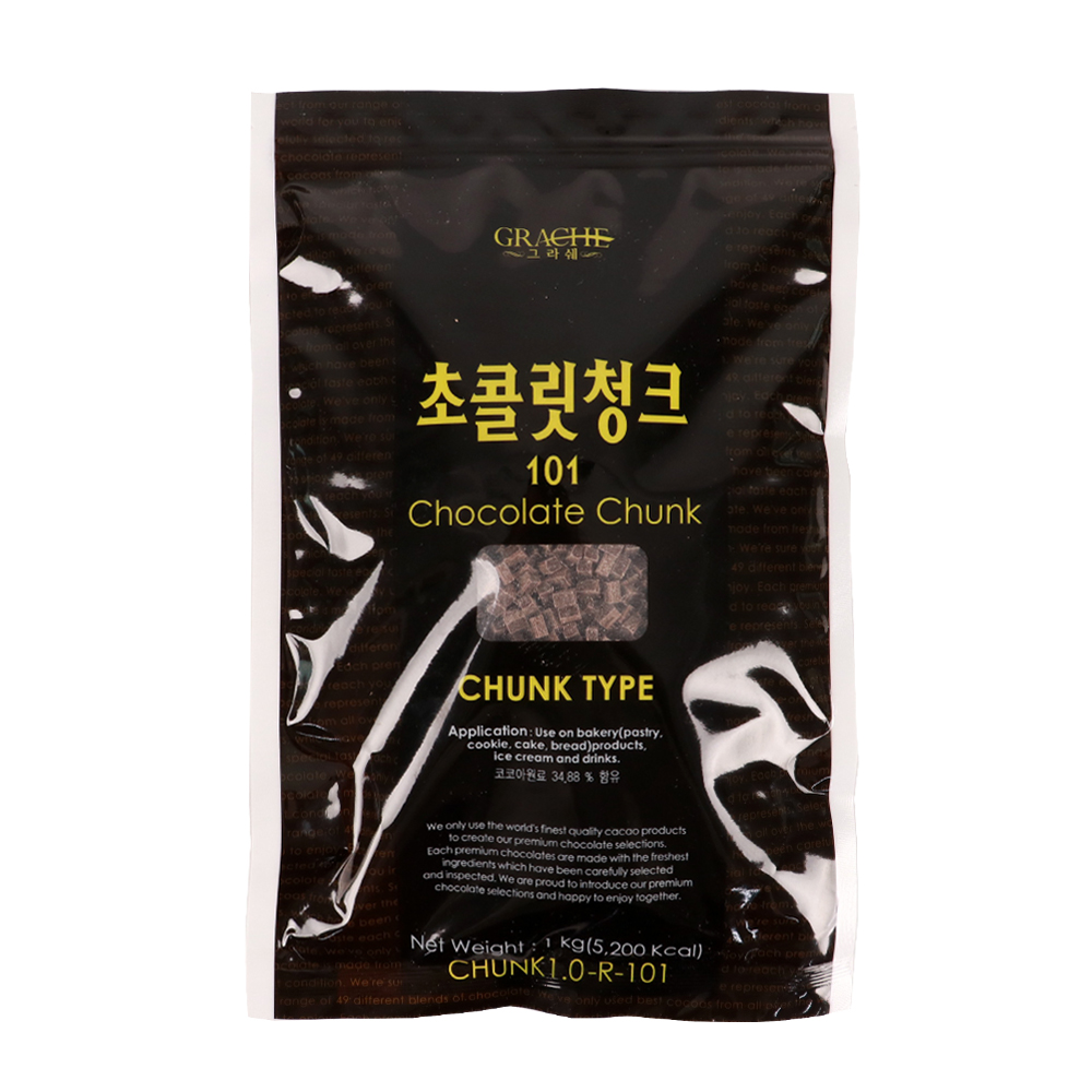 초콜릿청크101 1kg (삼광) 코코아 초코칩 34%