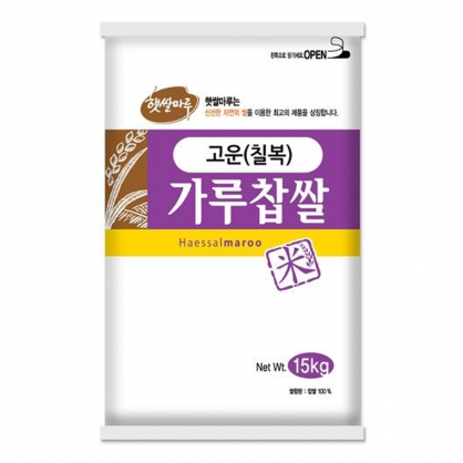 (발송지연) 햇쌀마루 고운 가루찹쌀 15kg (국산/칠복)