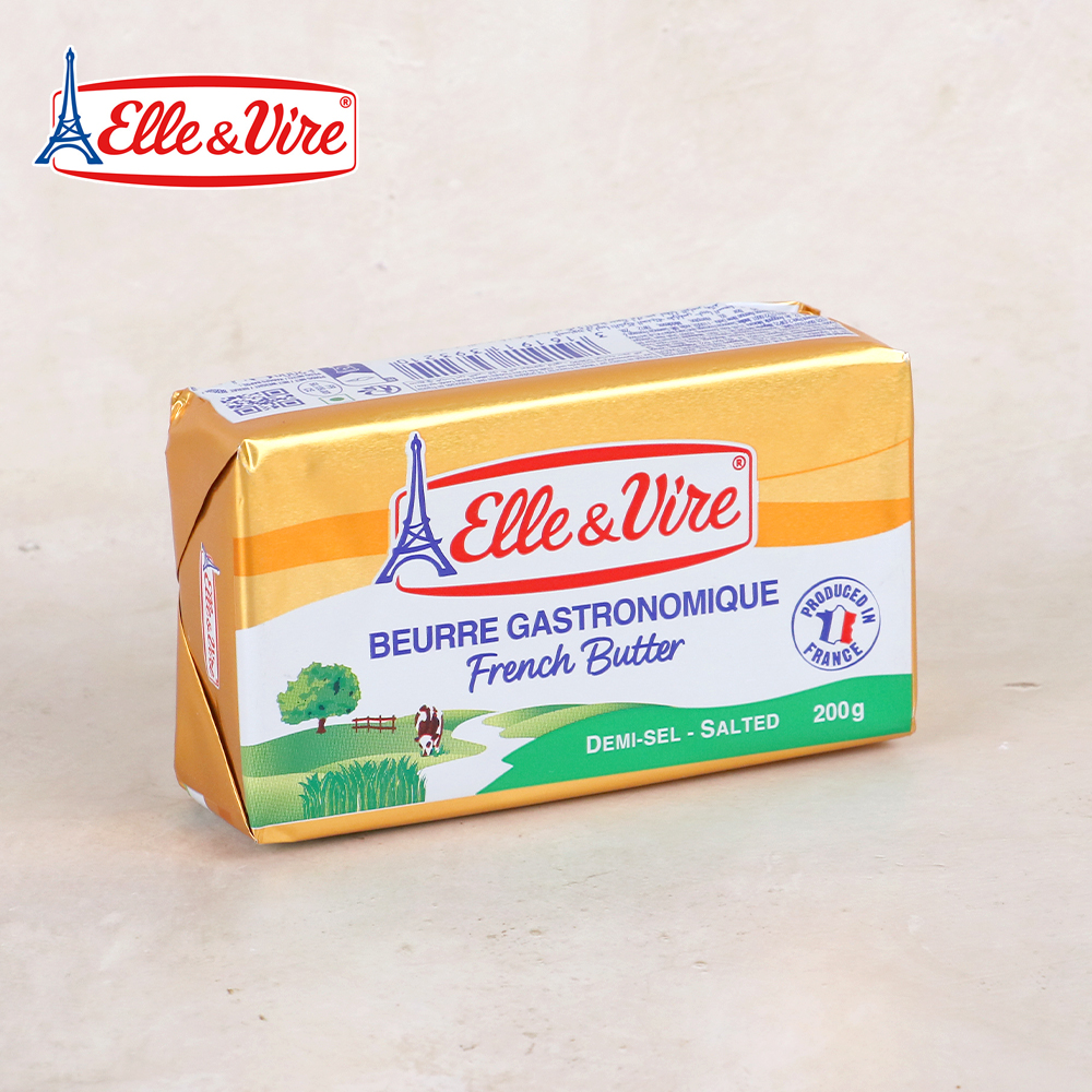 (6월 재입고예정) 엘르앤비르 고메 버터 가염 브릭 200g 냉장 노르망디 프랑스산