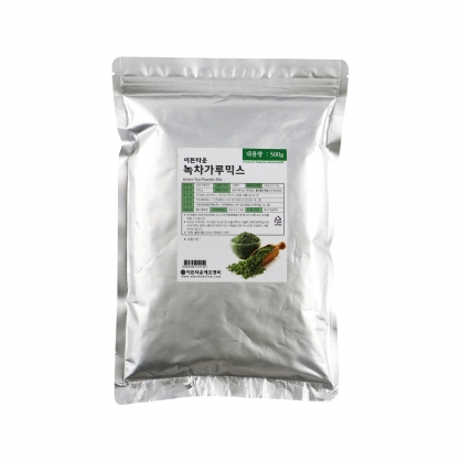 이든 녹차가루믹스 500g 국산 녹차가루 50%
