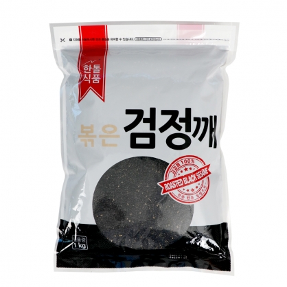 한톨 볶은 검정깨 1kg 중국산 흑임자