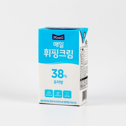 매일 휘핑크림 38% 1L 동물성 생크림