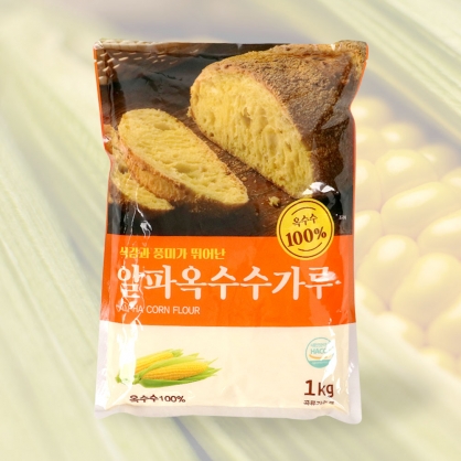 새롬  알파 옥수수 가루 1kg 옥분