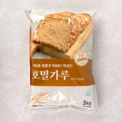 새롬 호밀가루 3kg