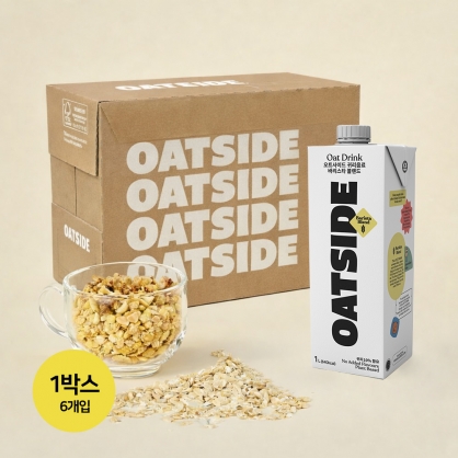 (박스) 오트사이드 바리스타 블렌드 1L 6개입 귀리우유 오트우유