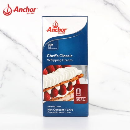 앵커 쉐프스 휘핑크림 1L 동물성 생크림