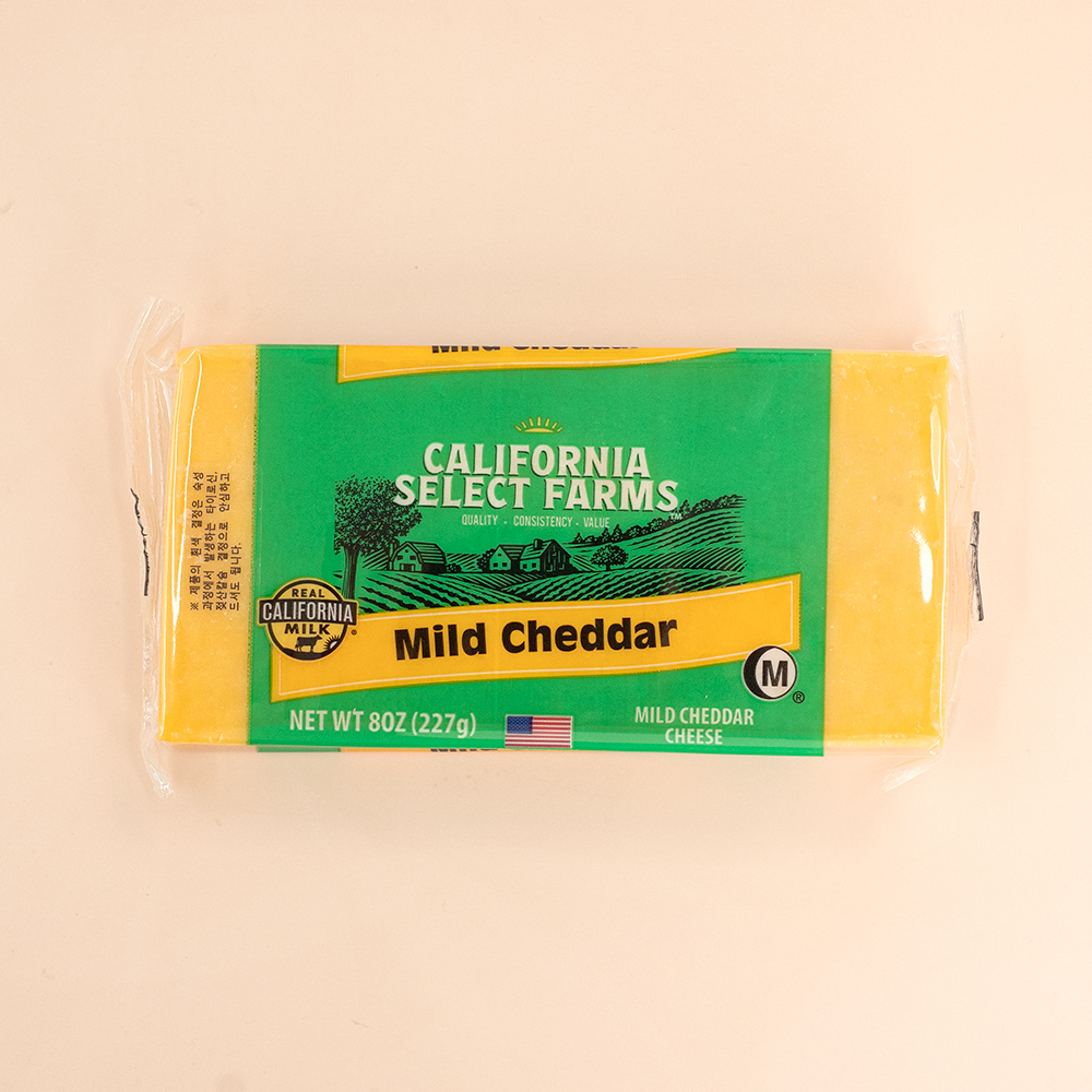 퍼시픽 마일드 체다치즈 227g 블럭 미국산