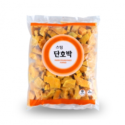 팜피아 냉동 스팀 단호박 거피 2kg 탈피