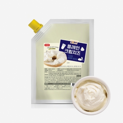 (발송지연) 로젠 플레인 크림치즈 1kg 베이글 스프레드