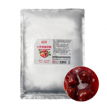 선인 스트로베리잼 딸기잼 3kg 냉장