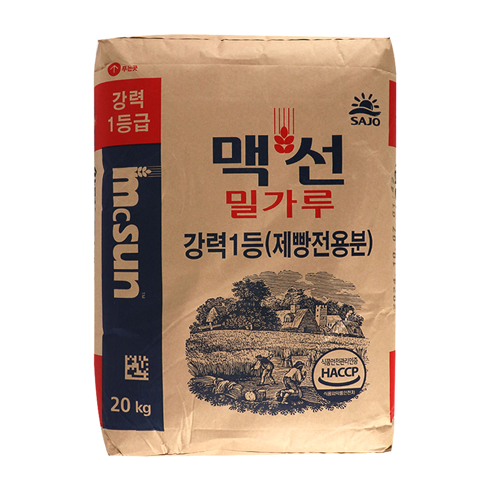 맥선 동아원 강력 1등 제빵전용분 밀가루  20kg