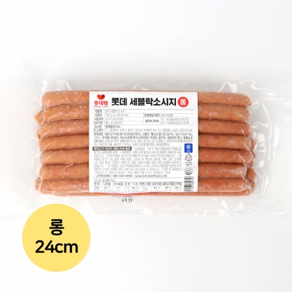롯데 롱 24cm 세블락 소시지 780g  냉동