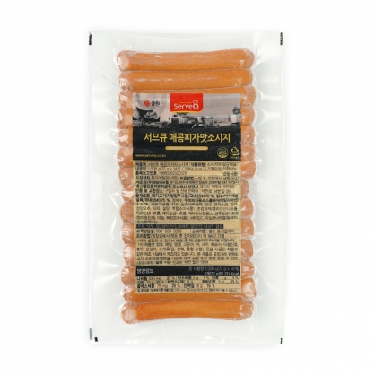매콤 피자맛 소시지 1kg 16cm 냉동 캠핑 프랑크