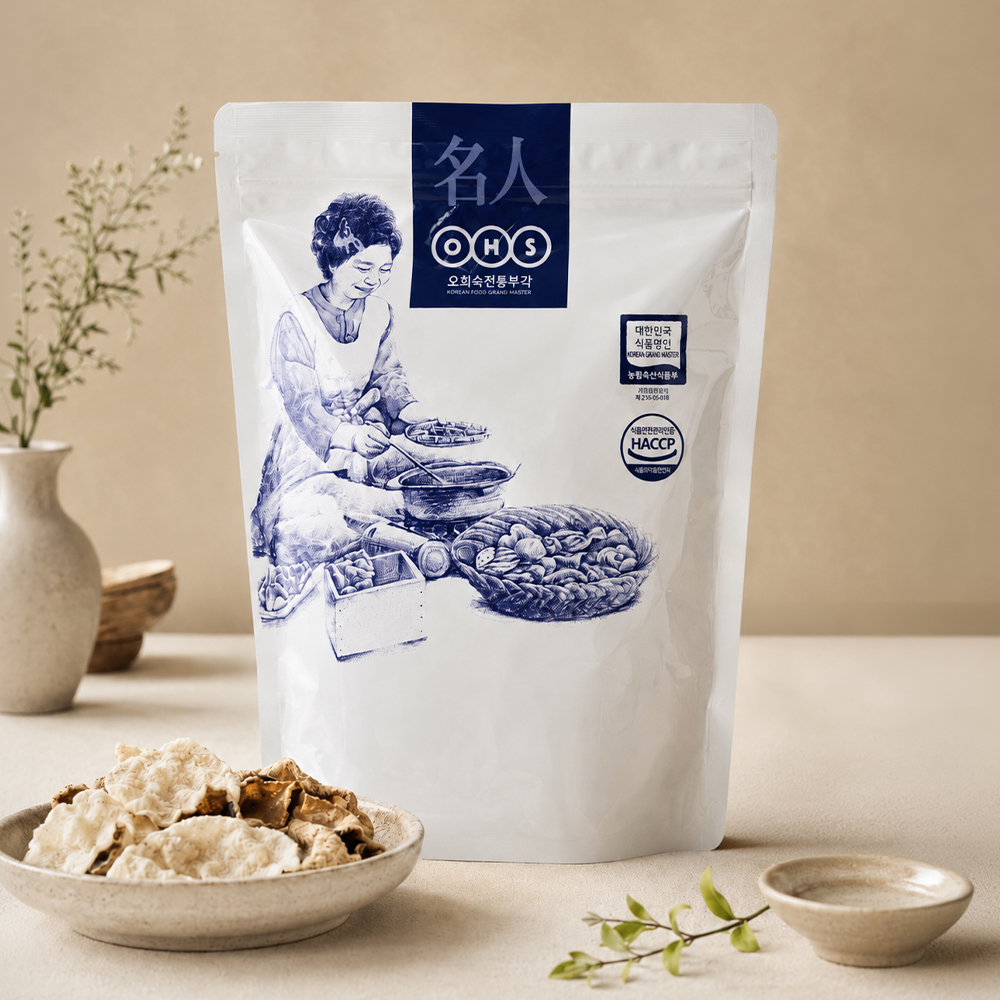 오희숙 찹쌀 우엉 부각 500g 전통과자 간식