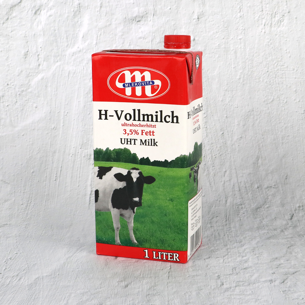 (1박스) 믈레코비타 멸균우유 3.5% 1L 12개 폴란드 방목