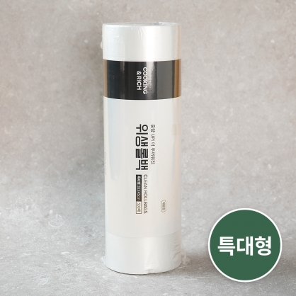 쿠킹앤리치 더두꺼운 위생롤백 특대형 35x45mm 500매