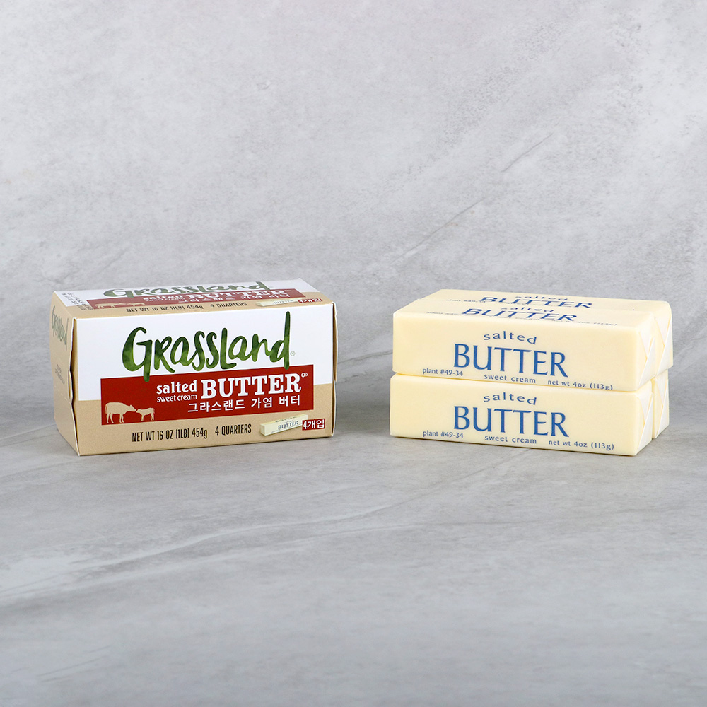 그라스랜드 가염 버터 454g 36개 1박스 냉동 글라스랜드
