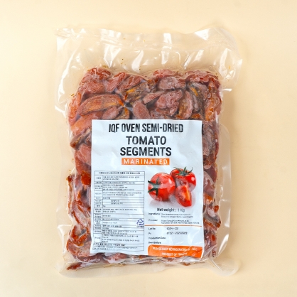 냉동 반건조 마리네이티드 토마토 세그먼트 1kg 오븐세미드라이