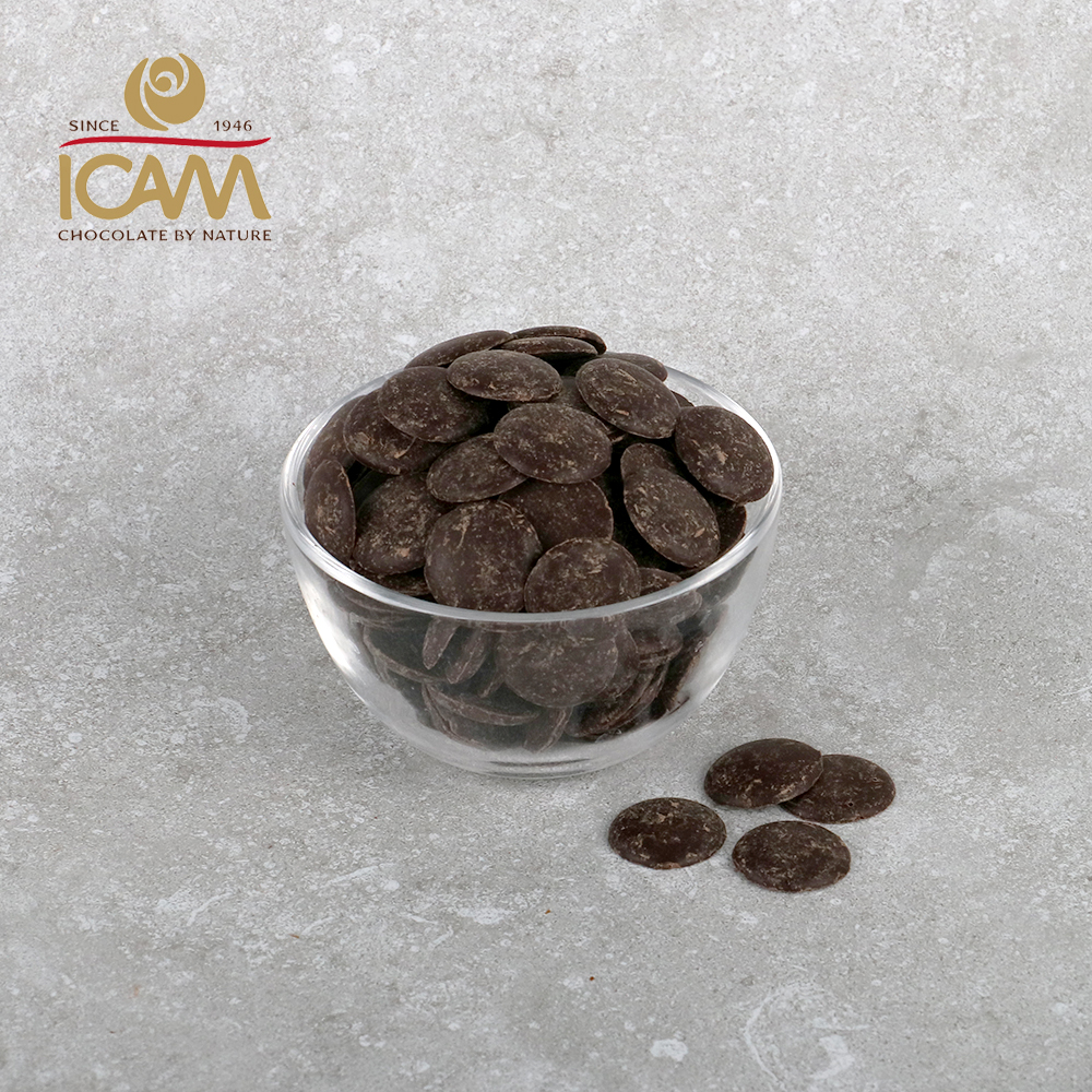 (소분) 이캄 다크 초콜릿 커버춰 72% 1kg 이탈리아 프리미엄