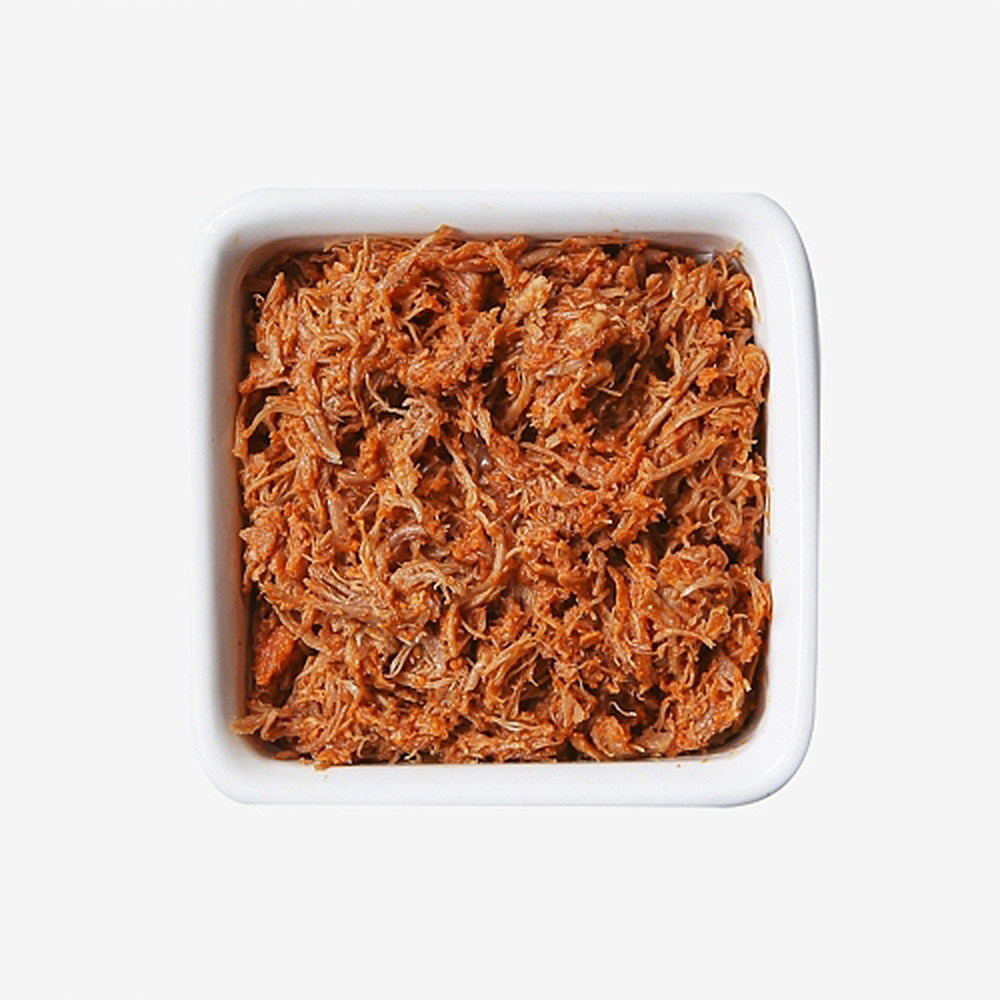 (발송지연) 에쓰푸드 바베큐 풀드포크 500g 냉동 훈연 타코 햄버거 토핑