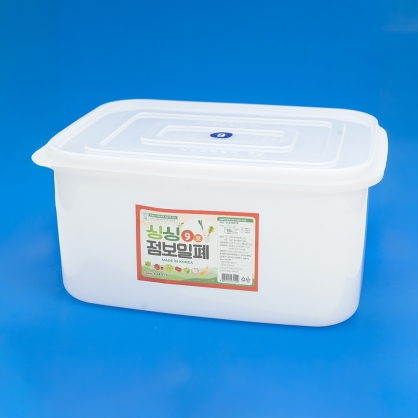 싱싱점보 밀폐 용기 9호 사각 밀가루보관 정리함 플라스틱
