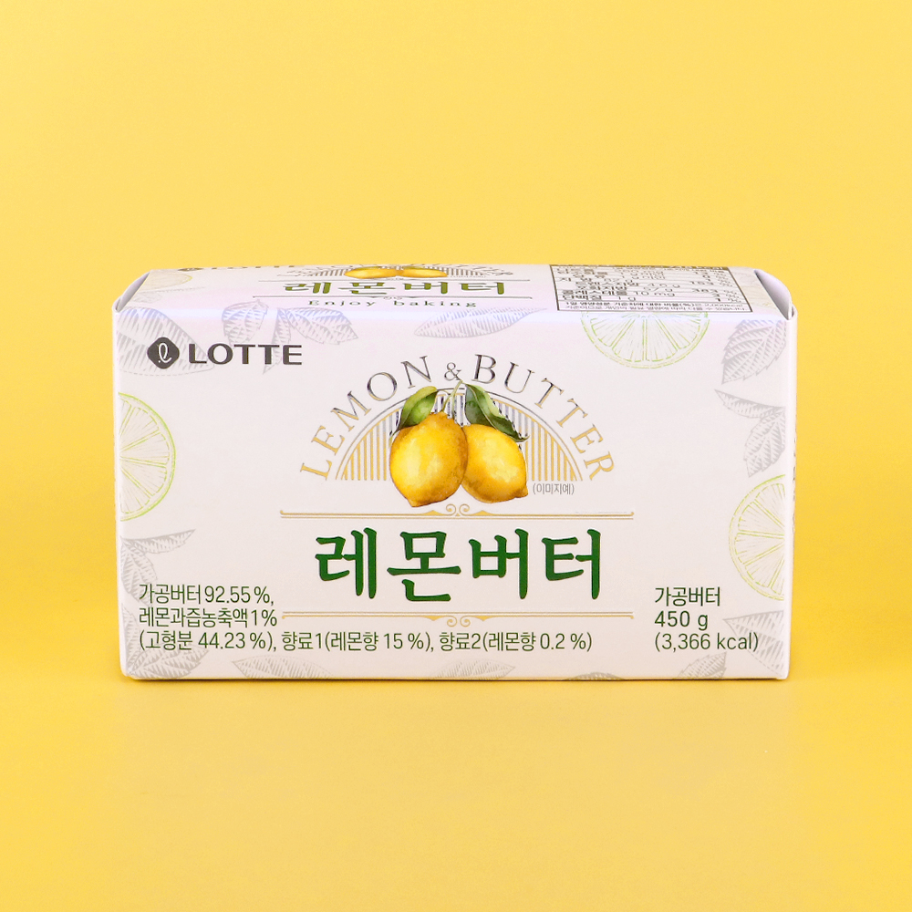롯데 레몬 버터 450g (임박상품 소비기한24.5.27)