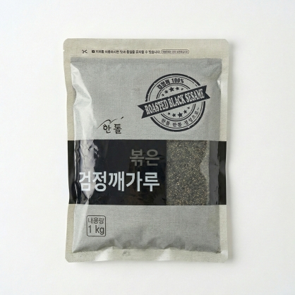 한톨 볶은 검정깨 가루 1kg 검은깨 흑임자 분말