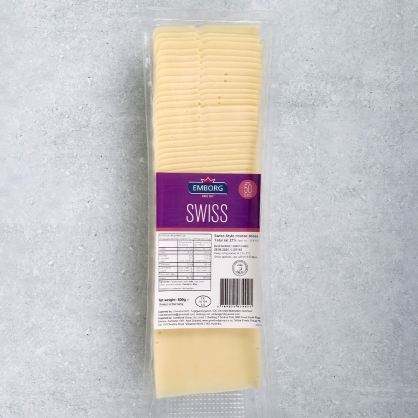 엠보그 스위스 슬라이스 치즈 800g (16g 50장) (임박상품 소비기한 24.6.22)