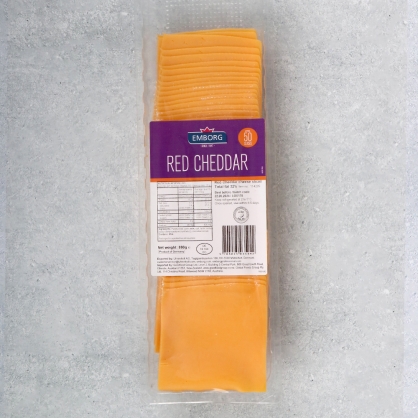 엠보그 레드 체다 슬라이스 치즈 800g (16g 50장) (임박상품 소비기한 24.6.22)