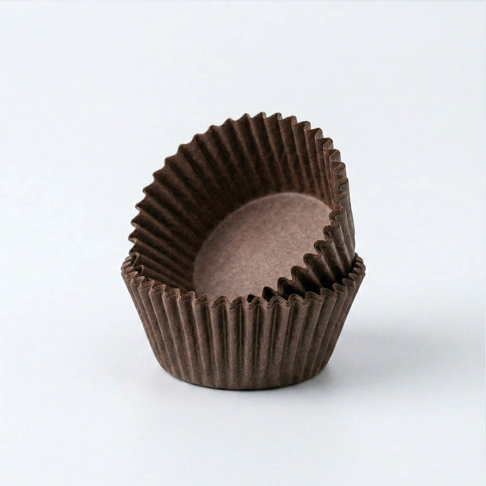색지컵(25)초코 25mm 375매 1개 머핀컵