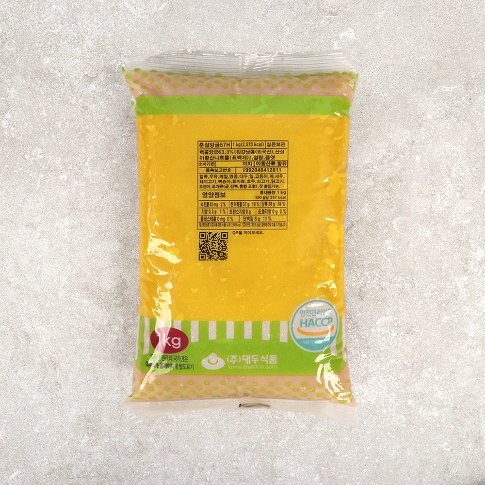 대두 춘설앙금 57H 1kg 흰강낭콩 백앙금