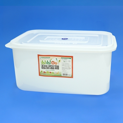 싱싱점보밀폐용기 10호 사각 밀가루보관 정리함 플라스틱