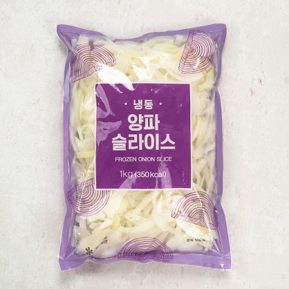 냉동 양파 슬라이스 1kg IQF 급속냉동 양파채