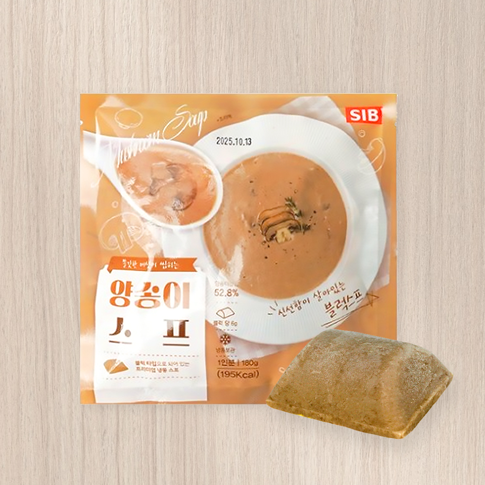선인 양송이 스프 180g 냉동 포션 수프