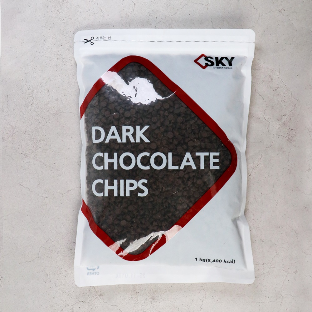 콜라따 다크 초코칩 1kg 컴파운드 초콜릿칩