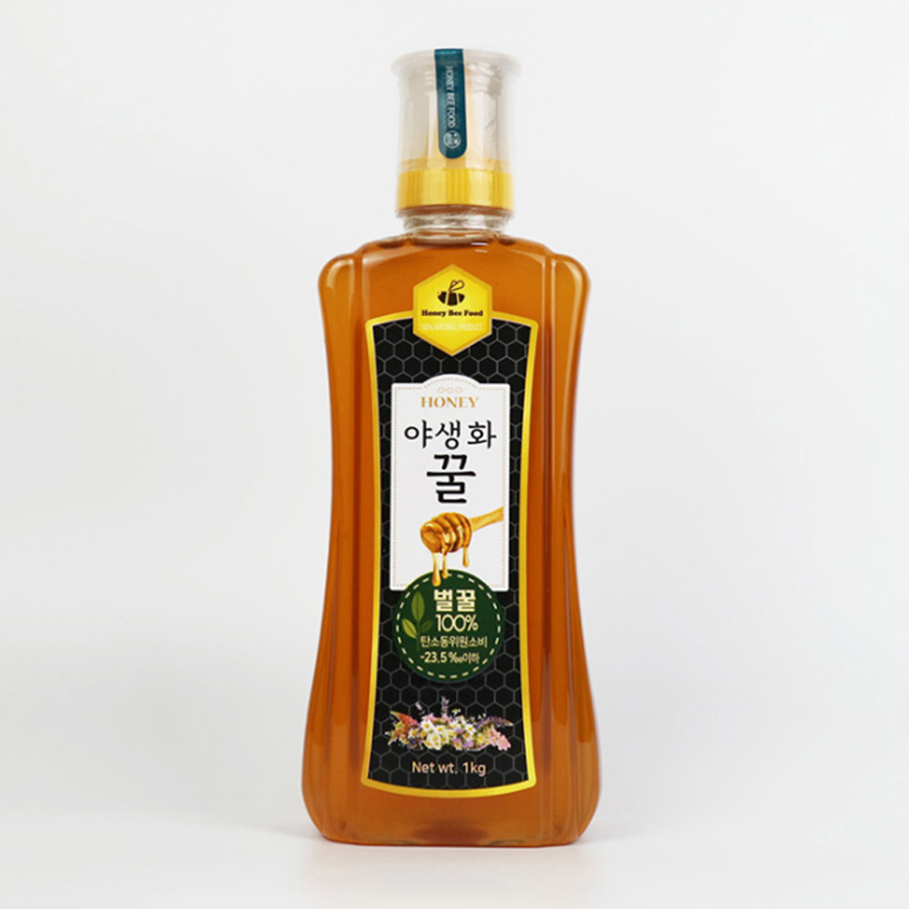 허니비푸드 야생화꿀 1kg 천연벌꿀 국산