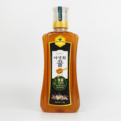 허니비푸드 야생화꿀 1kg 천연벌꿀 국산
