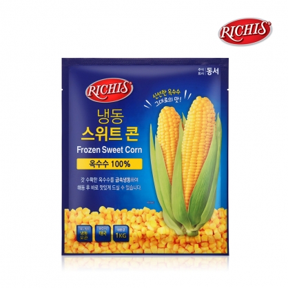 리치스 냉동 스위트콘 1kg 옥수수콘