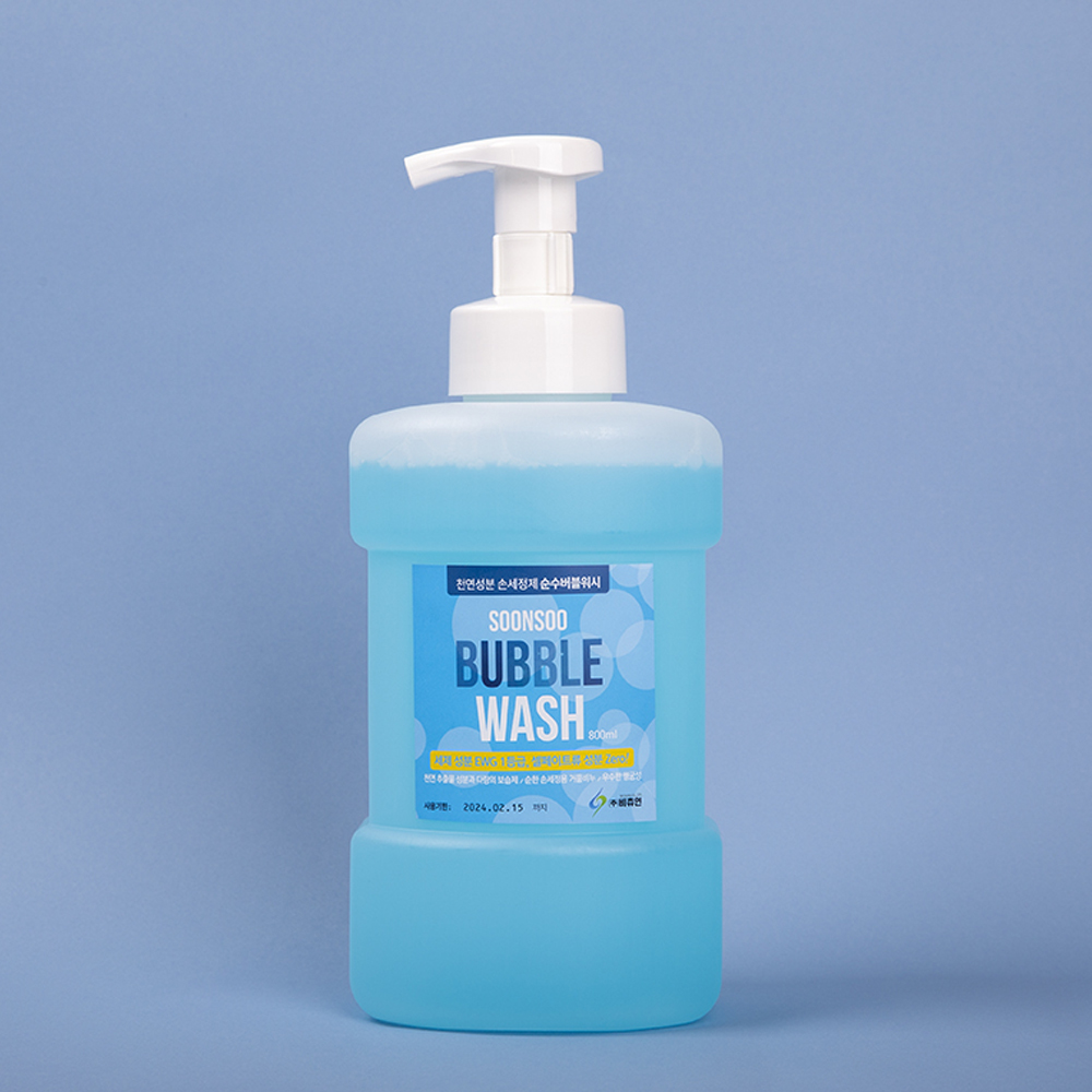 비츄인 순수 버블워시 손세정제 800ml EWG 1등급 안심성분 거품용기